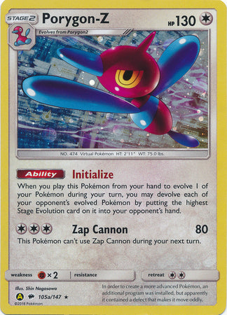 BUS - 105a/147 - Porygon-Z - Cosmos Holo