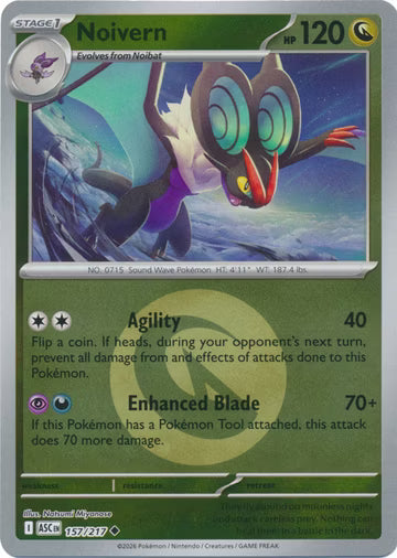 Ascended Heroes - 157/217 - Noivern - Energy Reverse Holo