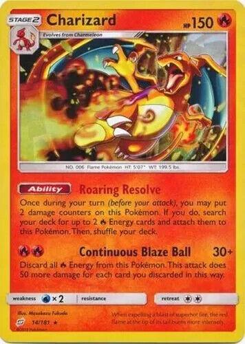 Team Up - 014/181 - Charizard - Prism Holo