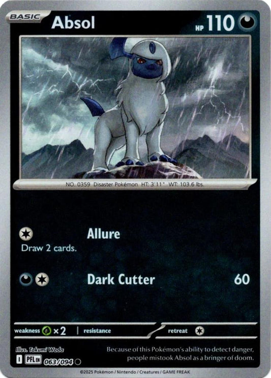 Phantasmal Flames - 063/094 - Absol - Reverse Holo