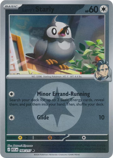Ascended Heroes - 168/217 - Larry's Starly - Energy Reverse Holo