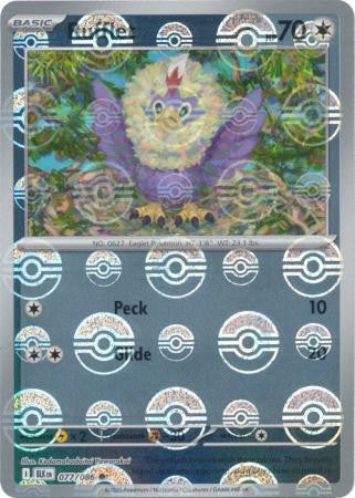 Black Bolt - 077/086 - Rufflet - Poké Ball Reverse Holo