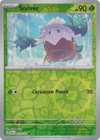 Paldea Evolved - 010/193 - Snover - Reverse Holo