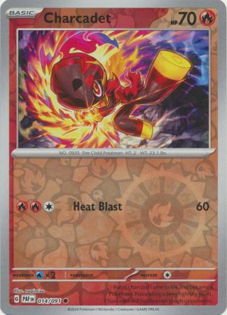 Paldean Fates - 014/091 - Charcadet - Reverse Holo
