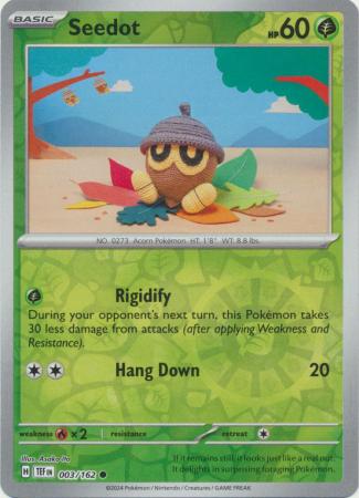 Temporal Forces - 003/162 - Seedot - Reverse Holo