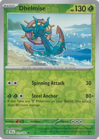 Temporal Forces - 019/162 - Dhelmise - Reverse Holo