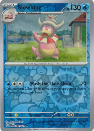Prismatic Evolutions - 019/131 - Slowking - Reverse Holo