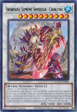 MZTM-EN089 - Swordsoul Supreme Sovereign - Chengying