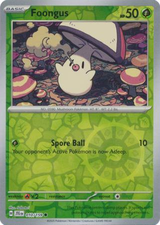 Journey Together - 010/159 - Foongus - Reverse Holo