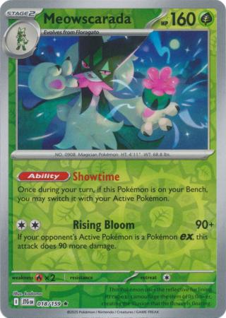 Journey Together - 018/159 - Meowscarada - Reverse Holo