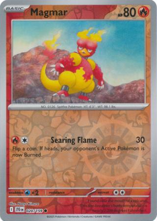 Journey Together - 020/159 - Magmar - Reverse Holo