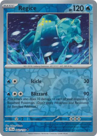 Journey Together - 042/159 - Regice - Reverse Holo