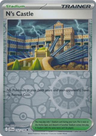 Journey Together - 152/159 - N's Castle - Reverse Holo