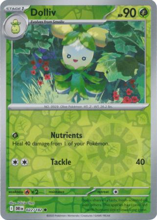 Destined Rivals - 022/182 - Dolliv - Reverse Holo