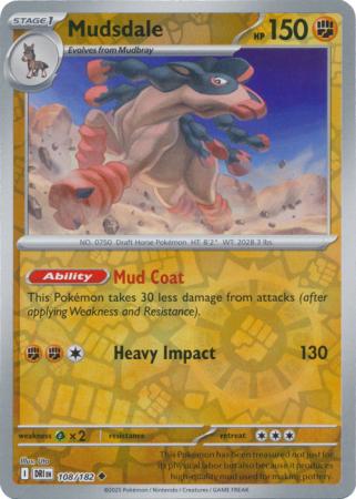 Destined Rivals - 108/182 - Mudsdale - Reverse Holo