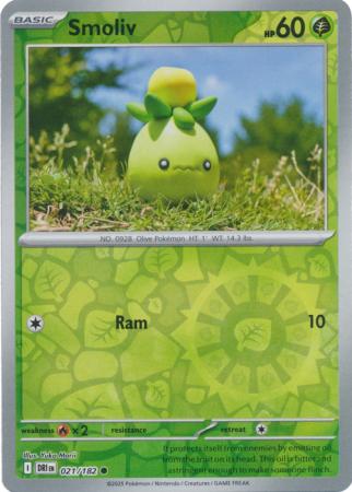 Destined Rivals - 021/182 - Smoliv - Reverse Holo