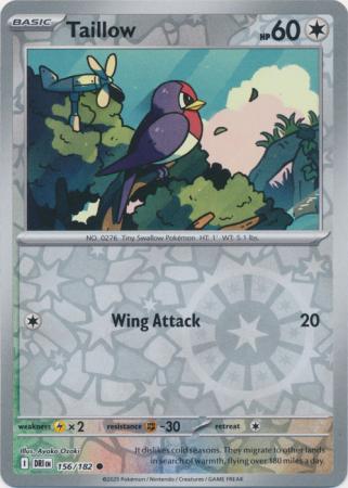 Destined Rivals - 156/182 - Taillow - Reverse Holo