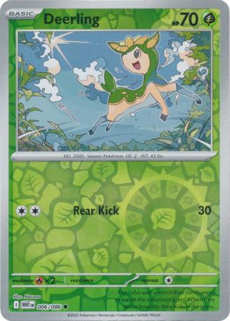 White Flare - 006/086 - Deerling - Reverse Holo
