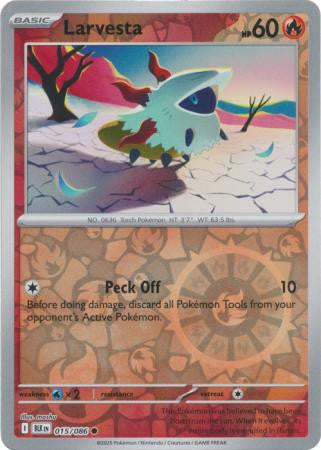 Black Bolt - 015/086 - Larvesta - Reverse Holo