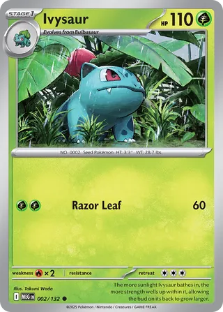 Mega Evolution - 002/132 - Ivysaur