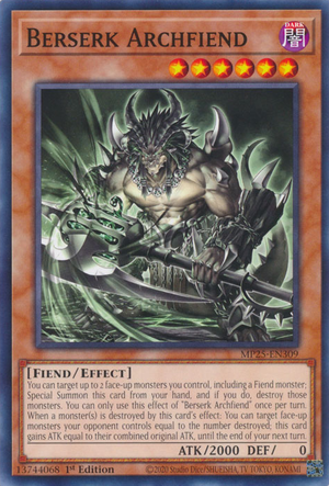 MP25-EN309 - Berserk Archfiend