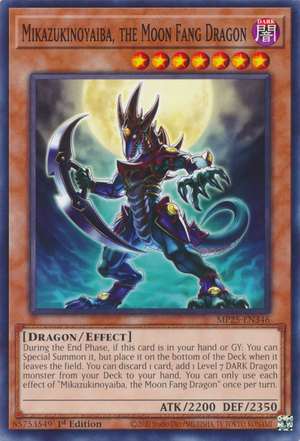 MP25-EN346 - Mikazukinoyaiba, the Moon Fang Dragon