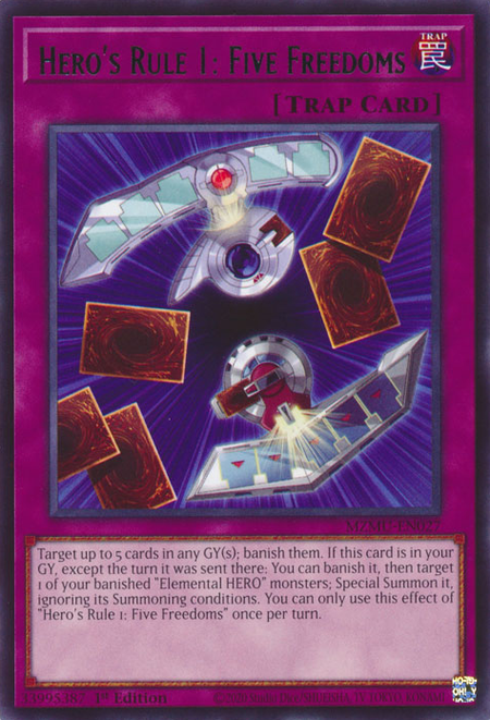 MZMU-EN027 - Hero's Rule 1: Five Freedoms