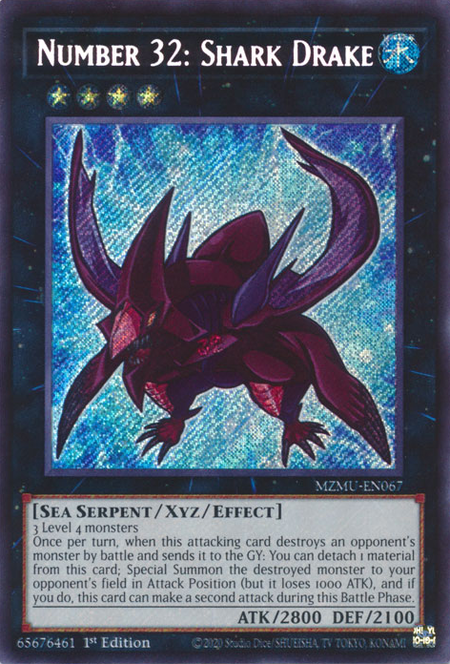 MZMU-EN067 - Number 32: Shark Drake