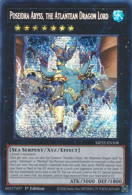 MP25-EN108 - Poseidra Abyss, the Atlantean Dragon Lord