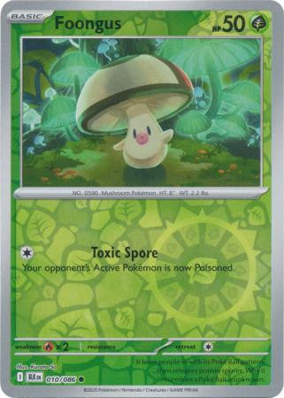 Black Bolt - 010/086 - Foongus - Reverse Holo