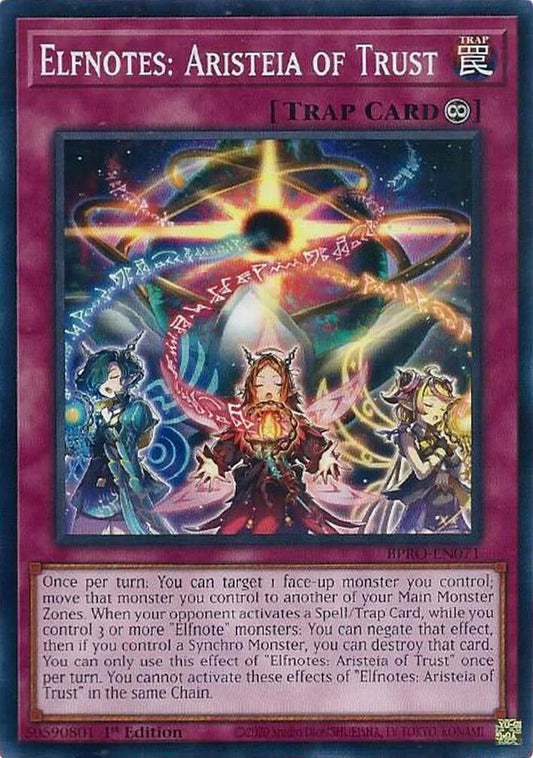 BPRO-EN071 - Elfnotes: Aristeia of Trust