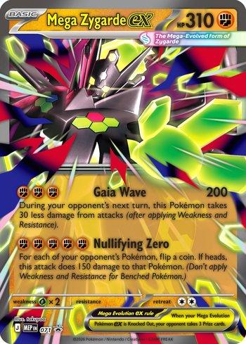 MEP071 - Mega Zygarde ex - Oversized Card