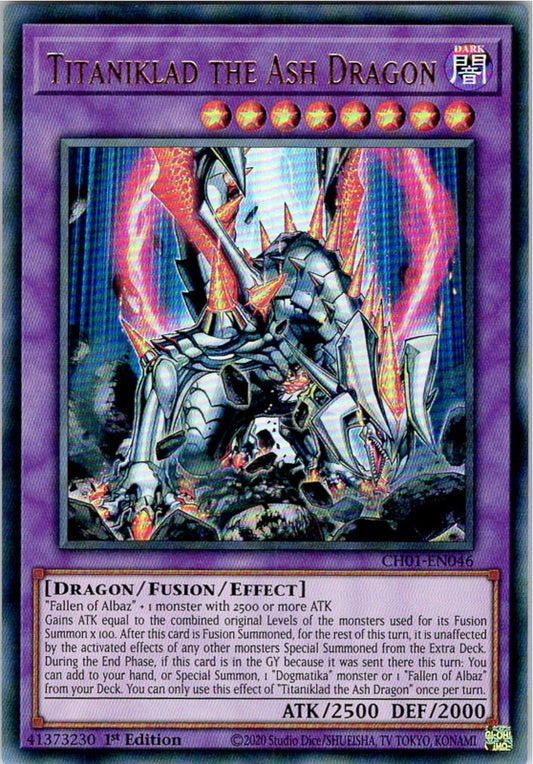 CH01-EN046 - Titaniklad the Ash Dragon