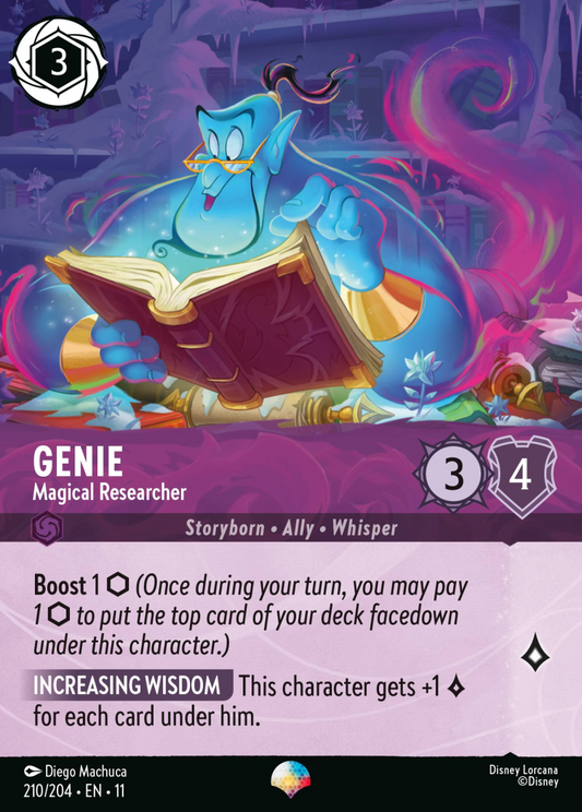 Winterspell - 210/204 - Genie - Magical Researcher