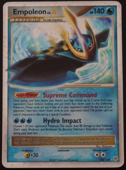 Diamond & Pearl - 120/130 - Empoleon lv.X (Good)