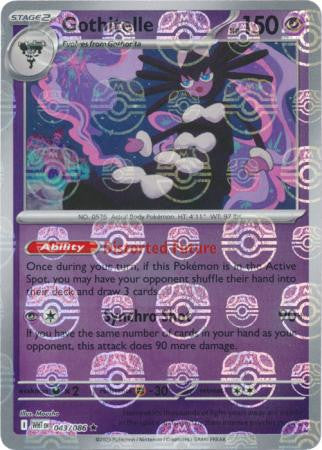 White Flare - 043/086 - Gothitelle - Master Ball Reverse Holo