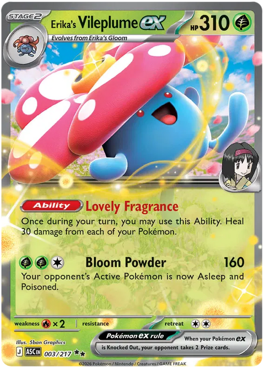 Ascended Heroes - 003/217 - Erika's Vileplume ex