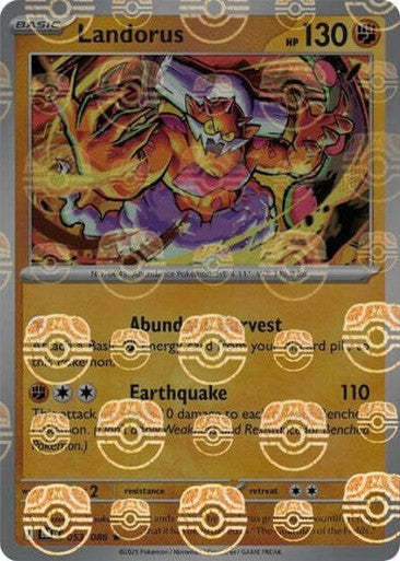 Black Bolt - 053/086 - Landorus - Master Ball Reverse Holo