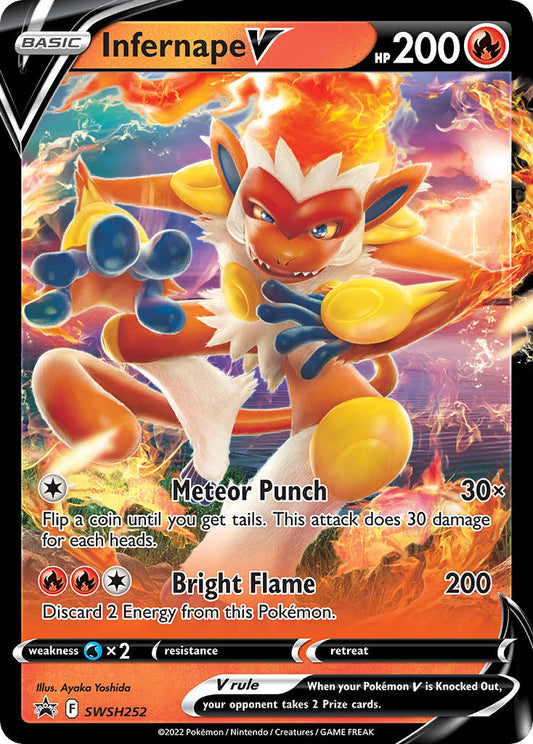 SWSH252 - Infernape V - Oversized Card