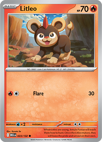Mega Evolution - 023/132 - Litleo