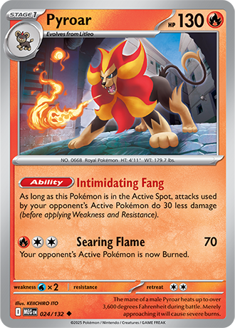 Mega Evolution - 024/132 - Pyroar