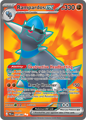 Pitch Black - 100/084 - Rampardos ex