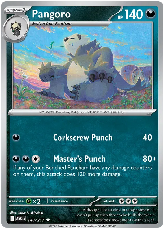 Ascended Heroes - 140/217 - Pangoro