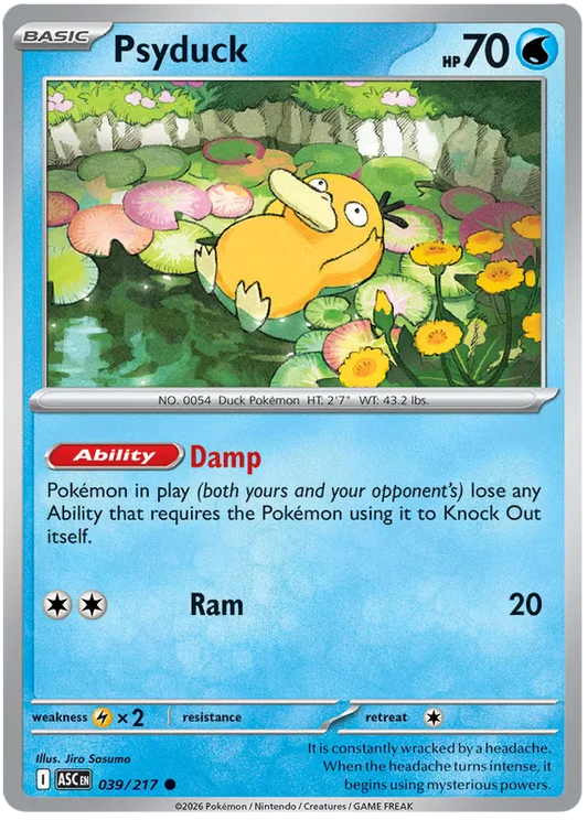 Ascended Heroes - 039/217 - Psyduck