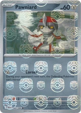 Black Bolt - 064/086 - Pawniard - Master Ball Reverse Holo