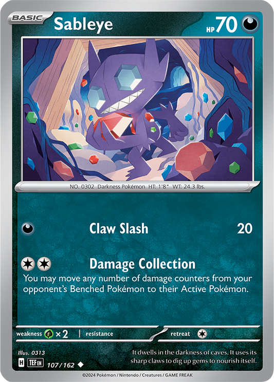 Temporal Forces - 107/162 - Sableye