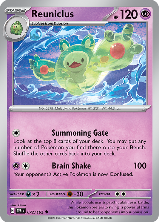 Temporal Forces - 072/162 - Reuniclus