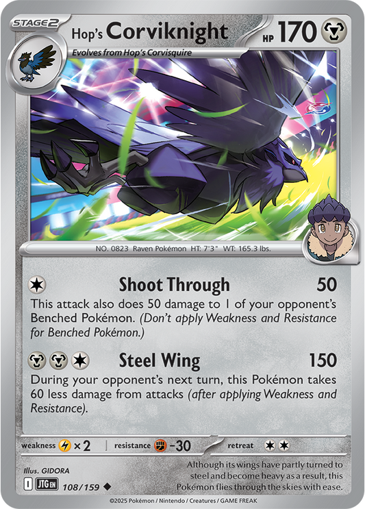 Journey Together - 108/159 - Hop's Corviknight