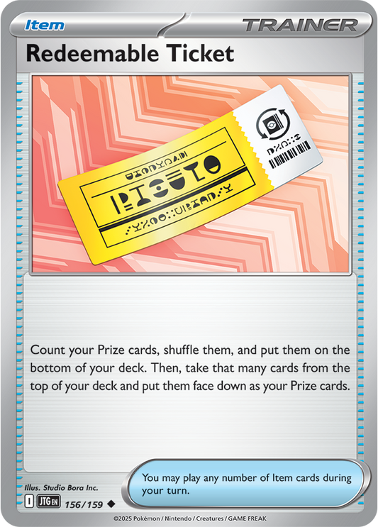 Journey Together - 156/159 - Redeemable Ticket