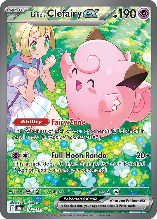 Journey Together - 184/159 - Lillie's Clefairy ex